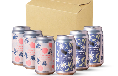 奄美クラフト すももハイビスカスIPA＆ジャスミンセゾン 2種6本セット